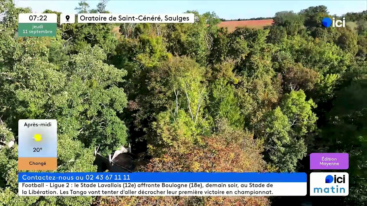 11/09/2025 - ici matin par ici Mayenne en vidéo