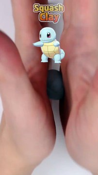 I found a wild shiny Squirtle Pokémon!! #pokemon #clay #art