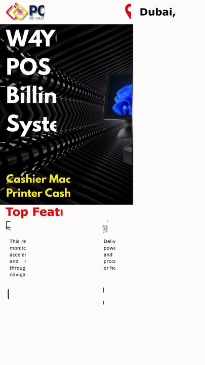 Cashier Machine i3 4th Gen Printer Cashbox Combo | POS System | POS Dubai | POS Online POS GCC Store