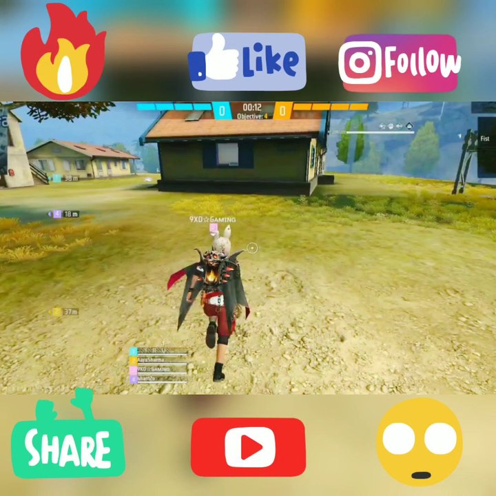 😂Free Fire😂 #9xdgaming #freefire #funny #reelsfbシ #reelschallenge #shortvideo #reelsfypシ #insta #instadaily #fun #funny #freefirelive #fflive #freefiremax