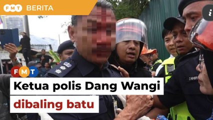 Ketua polis Dang Wangi cedera ketika operasi potong elektrik di Kg Sg Baru tegak