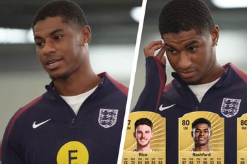 Rashford's Excited Reaction to His New Card in EA Sports FC 26 ⚽