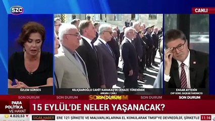 Kılıçdaroğlu Cahit Karakaş'ın cenaze töreninde
