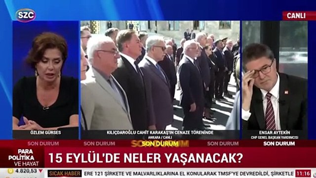 Kılıçdaroğlu Cahit Karakaş'ın cenaze töreninde