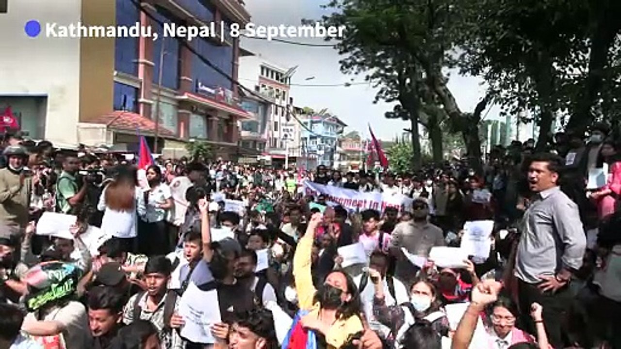 Violent unrest leaves cars and buildings charred in southern Nepal