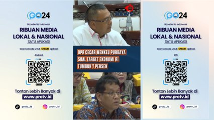 DPR Cecar Menkeu Purbaya soal Target Ekonomi RI Tumbuh 7 Persen