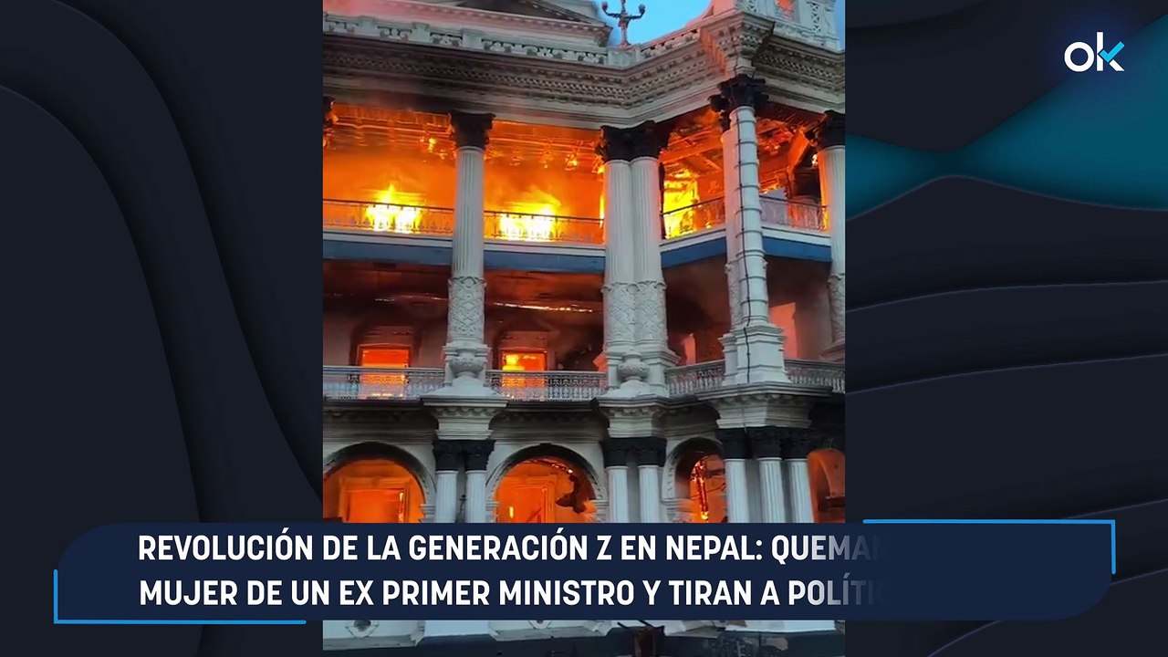 Revolución de la Generación Z en Nepal: queman viva a la mujer de un ex primer ministro y tiran a políticos al río