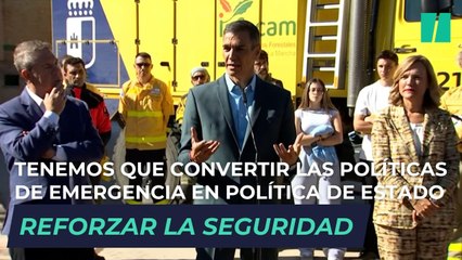 Sánchez: "Si queremos reforzar la seguridad ciudadana, tenemos que convertir las políticas de emergencia"