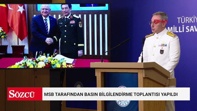 MSB'den Haftalık Basın Bilgilendirme Toplantısı