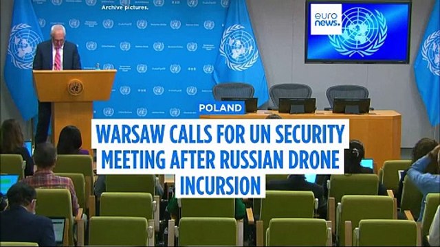 Poland calls for UN Security Council meeting after Russian drone incursion