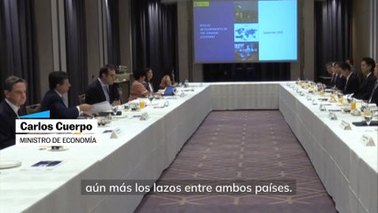 El ministro de Economía se reúne con representantes de empresas japonesas