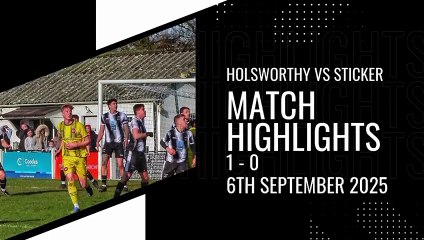 Highlights from Holsworthy's 1-0 victory at Sticker. Video courtesy of Holsworthy AFC.