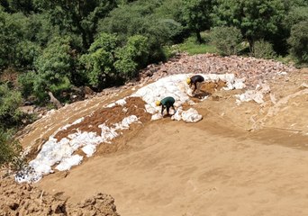बाला किला सड़क की मरम्मत शुरू, बारिश में क्षतिग्रस्त हिस्सा हो रहा दुरुस्त