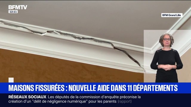 Maisons fissurées: une nouvelle aide dans 11 départements pouvant aller jusqu'à 15.000 euros pour les travaux