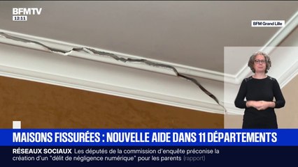 Maisons fissurées: une nouvelle aide dans 11 départements pouvant aller jusqu'à 15.000 euros pour les travaux