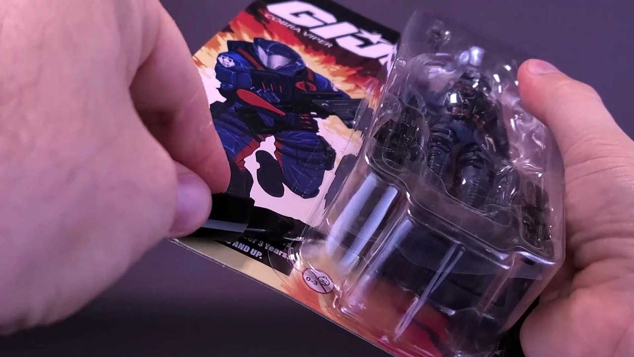Hasbro G.I.JOE Retro Card Cobra Viper Figure Review