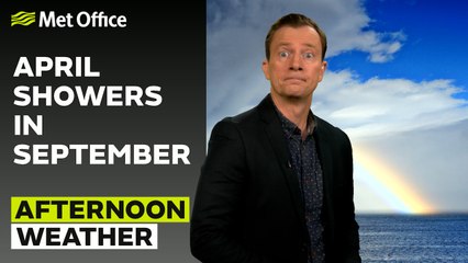 Met Office Afternoon Weather Forecast 11/09/2025 - Strong winds far northwest