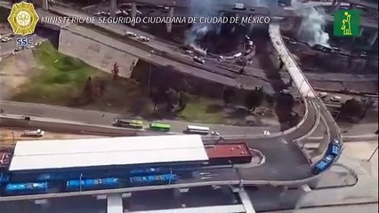 Al menos tres muertos por explosión de camión de gas en Ciudad de México