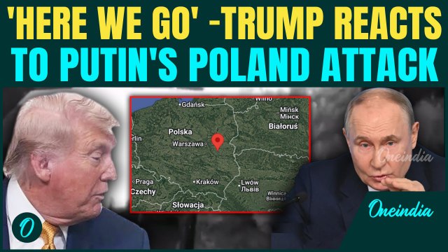 Russian Drones Breach NATO Airspace, Jets Intercept | Trump’s Weak Response Draws Criticism From EU