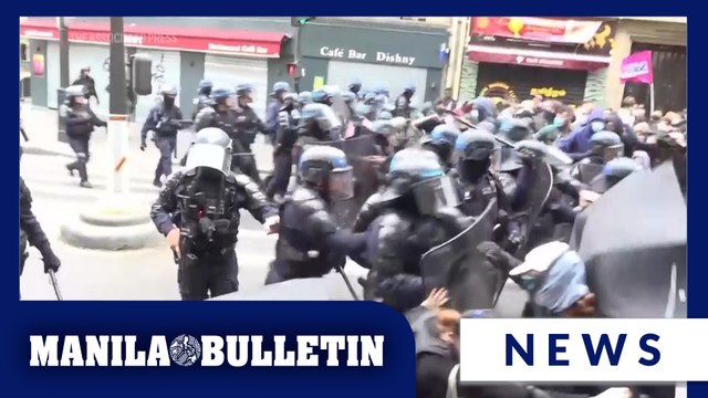 Clashes between police and protesters near Paris' Gare du Nord train station