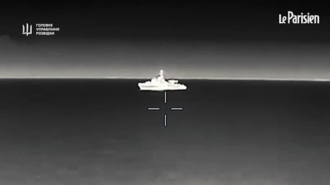 Un drone ukrainien frappe un rare navire russe à 60 millions de dollars