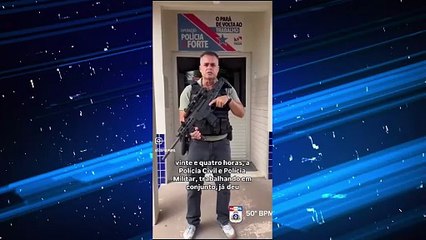 Jacundá: circuito mostra assalto em frente a lotérica