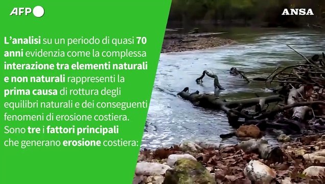 Ansa VERIFIED - E' vero che l'erosione costiera dipende principalmente dai cambiamenti climatici?