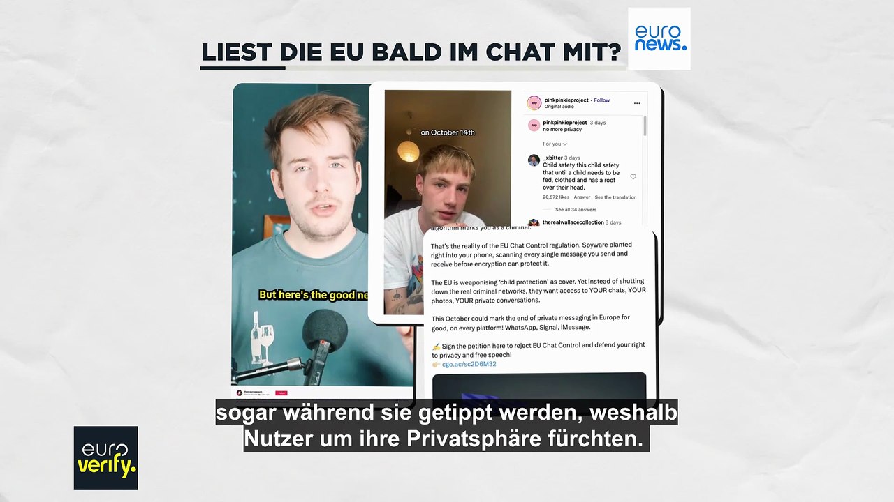 Privatsphäre: Liest die EU bald im Chat mit?