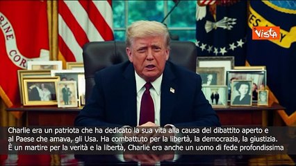 Trump: Charlie Kirk è un martire della verità e della libertà