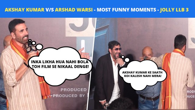 Jolly LLB 3 Trailer Launch: Akshay Kumar V/S Arshad Warsi - Most Funny Banter | Saurabh Shukla