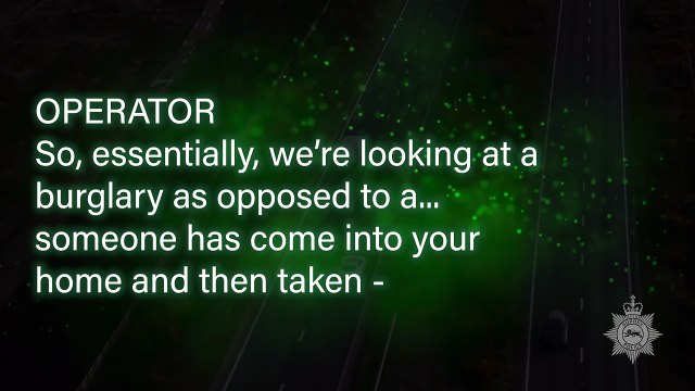 Audio recording of the 999 call Alex Rose made to Surrey Police falsely reporting his vehicle as stolen.