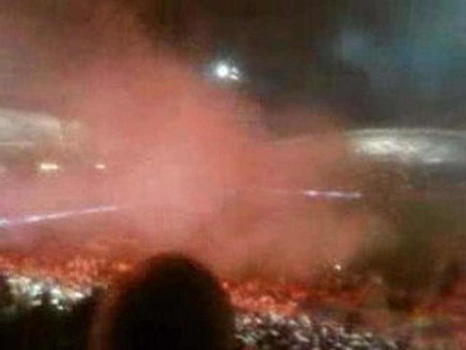 OM VS STASBOURG 2008 FEU D'ARTIFICE LE FEU 3