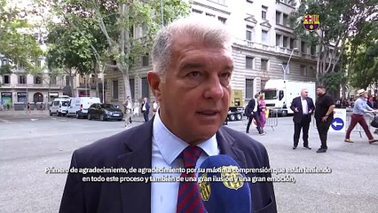 Laporta: "El Camp Nou está terminado, pronto volveremos a casa"