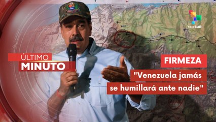 Pdte. Maduro: Venezuela no acepta amenazas de nadie