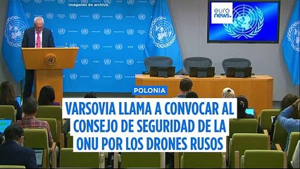 Polonia pide una reunión del Consejo de Seguridad de la ONU tras la violación de su espacio aéreo