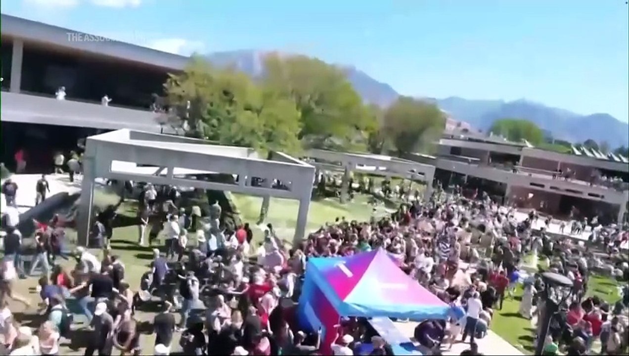 Charlie Kirk shooting witness says there was little security at Utah college event