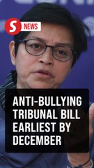 Azalina: Anti-Bullying Tribunal Bill can only be tabled by December