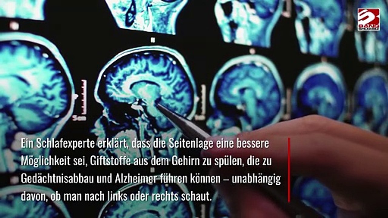 Auf der Seite schlafen kann Gedächtnisverlust vorbeugen