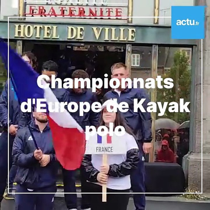 Cérémonie d'ouverture des Championnats d'Europe de Kayak-Polo à Avranches
