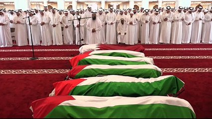 Qatar's Emir attends funeral of people killed in Israeli strikes in Doha