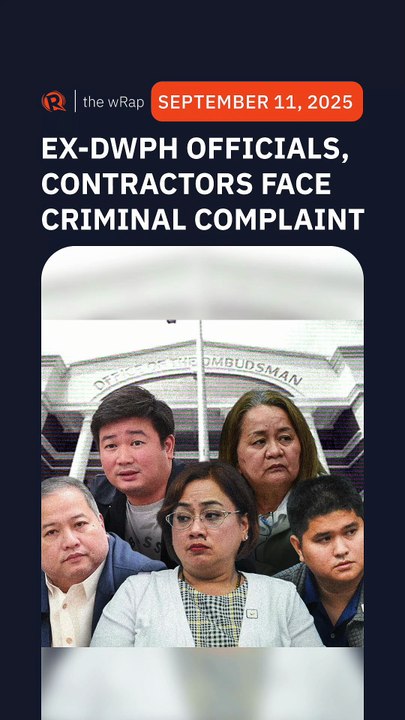 Ex-DPWH officials, contractors face criminal complaint over flood control mess