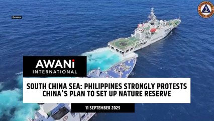 South China Sea: Philippines strongly protests China's plan to set up nature reserve