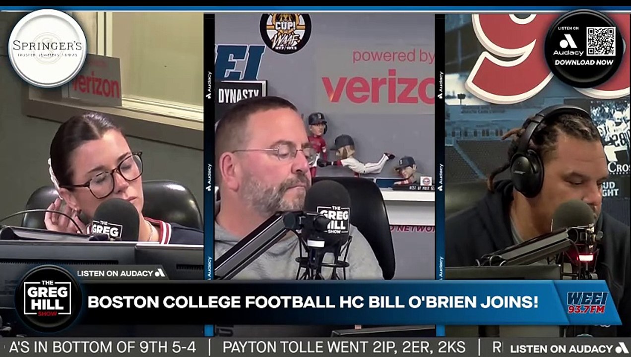 Head Coach of BC Football Bill O'Brien Joins!