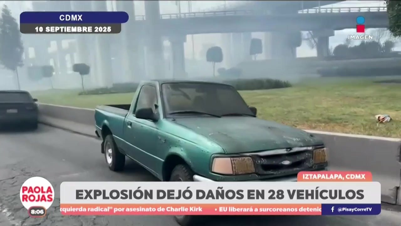 Estallido de pipa arrasa en Iztapalapa  | DPC con Paola Rojas