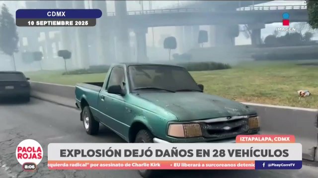 Estallido de pipa arrasa en Iztapalapa | DPC con Paola Rojas