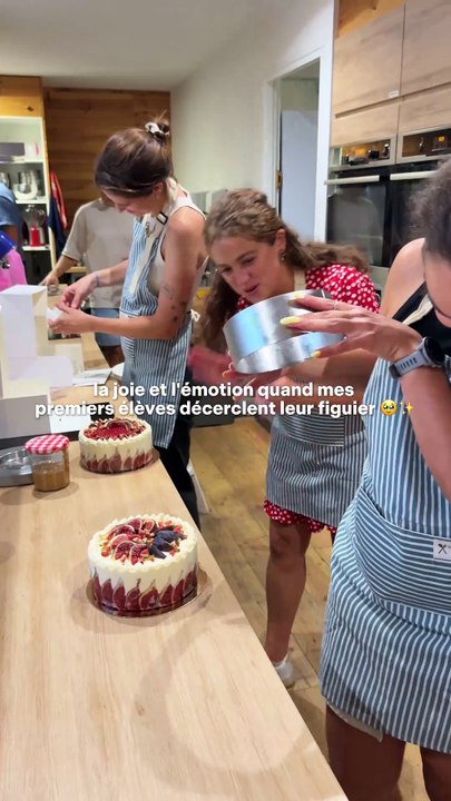 La joie et l'émotion quand mes 1ers élèves décerclent leur figuier ✨ | Cours de Pâtisserie Paris