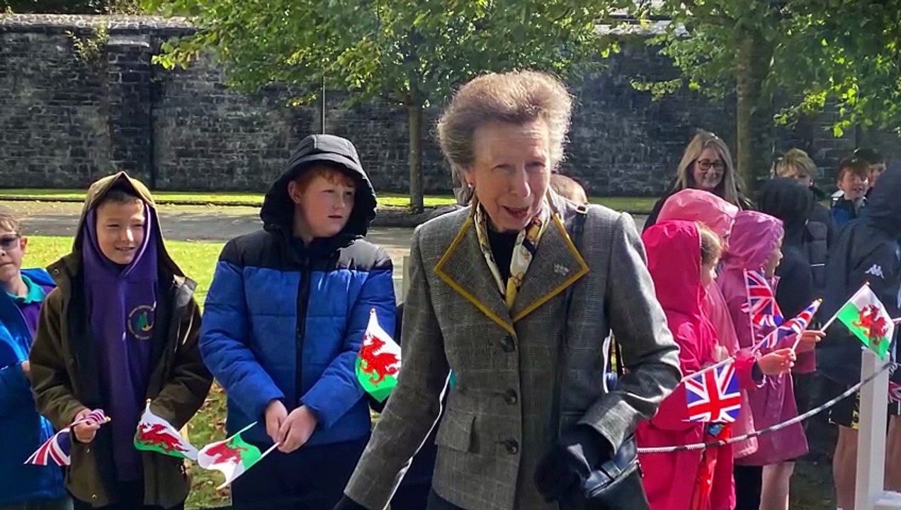 Princess Royal visits Pembroke Dock Heritage Centre on 1945 RAF Window 80th anniversary