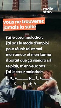 🎶 MARINE QUIZ TIME ! 🎶 Accro à la voix de Marine ? Alors ce quiz est fait pour vous ! 💥 On vous met au défi de retrouver les paroles manquantes de son titre “Coeur maladroit”… Commentez votre réponse ici 🎧