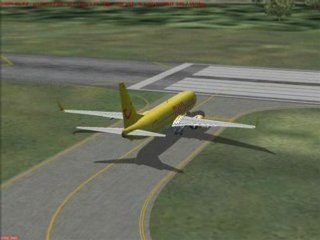 TuiFLY Taxi and take off
