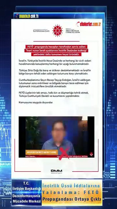 İncirlik Üssü İddialarına Yalanlama: FETÖ Propagandası Ortaya Çıktı